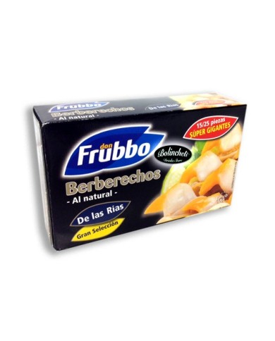 Don Frubbo Berberechos gigantes Rías lata 15/25 piezas.