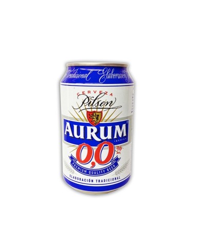 Cerveza Aurum 0.0 lata 330 ml.