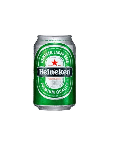 Cerveza Heineken lata 330 ml.