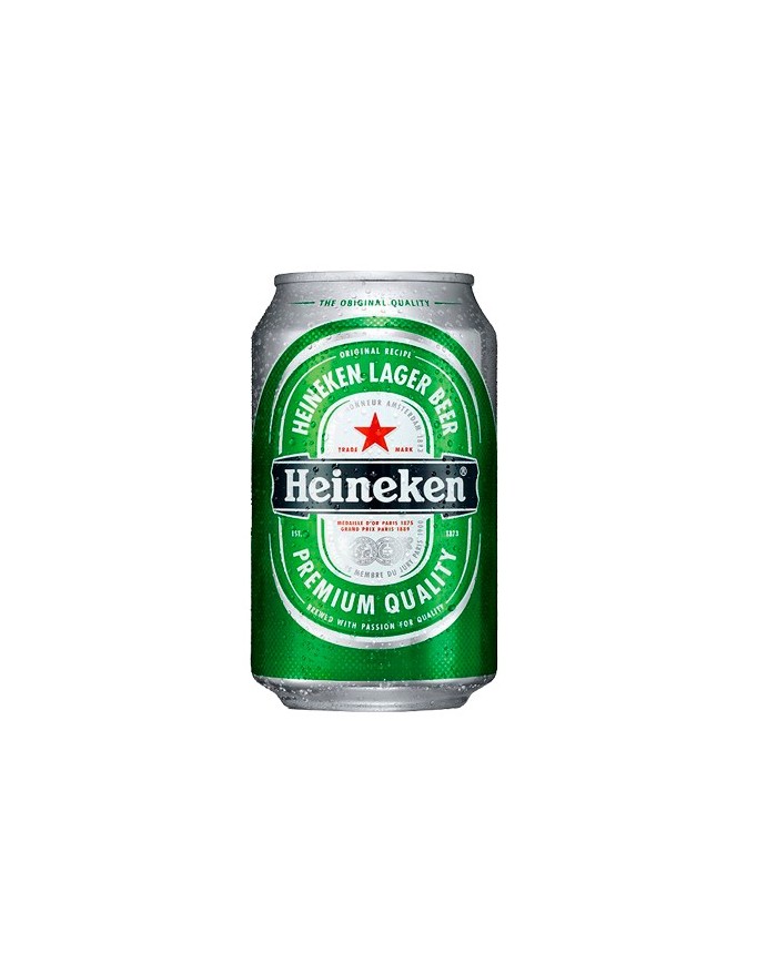 Cerveza Heineken lata 330 cl.