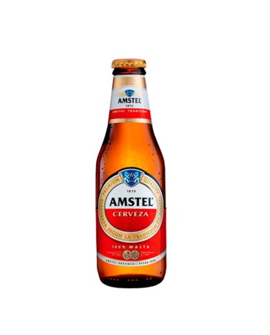 Cerveza Amstel 100 % malta 28.5 cl. No Retornable
