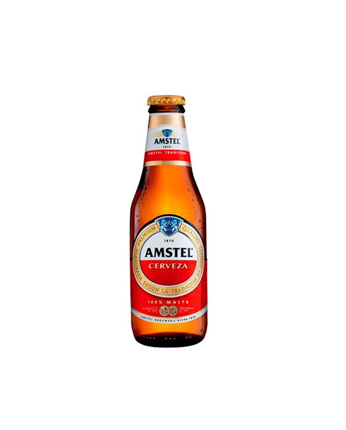 Cerveza Amstel 100 % malta 28.5 cl. No Retornable
