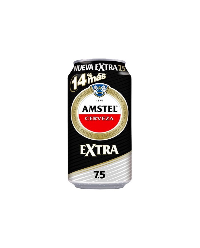 Cerveza Amstel EXTRA lata 375 cl.