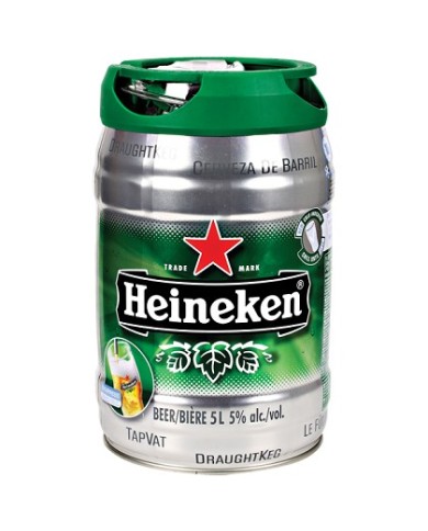Cerveza Heineken Barril 5 litros PACK-2