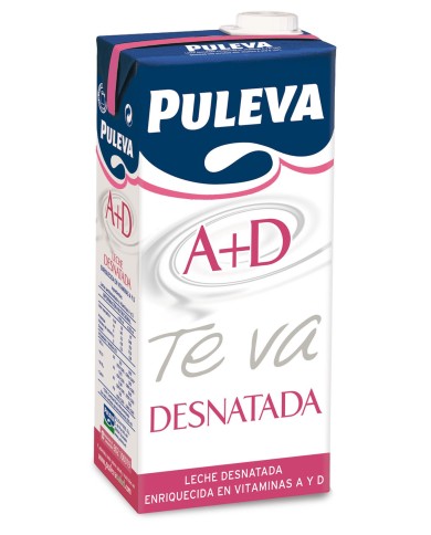 Puleva Leche Desnatada Brik 1 L.