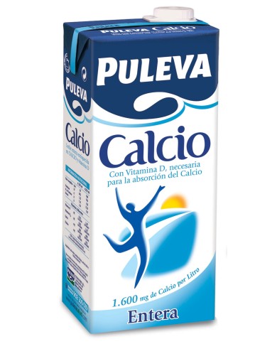 Puleva Leche Entera Calcio Brik 1 L.