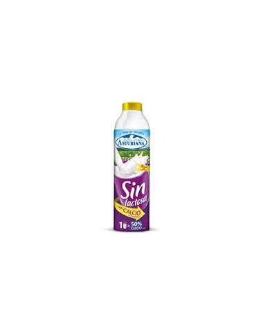 Asturiana Leche Sin Lactosa botella 1 L.