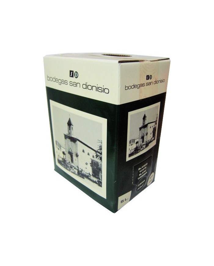 Vino San Dionisio Blanco box 5L. D. O. Jumilla y Vino de la Tierra de Castilla