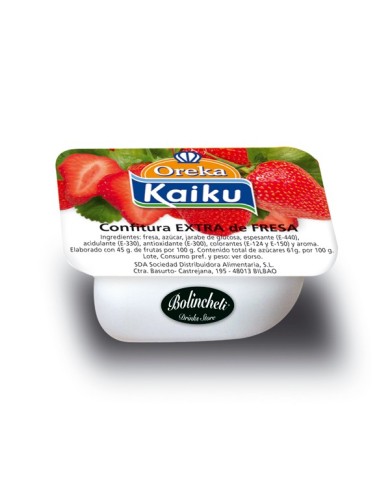Kaiku Confitura Extra de Fresa 25 grs.