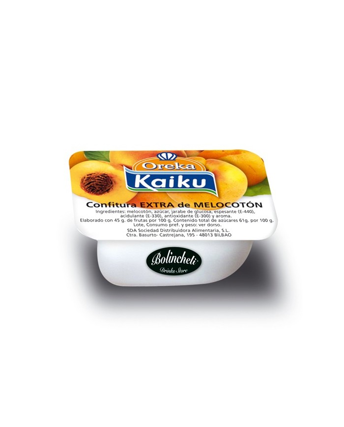 Kaiku Confitura Extra de Melocotón 25 grs.