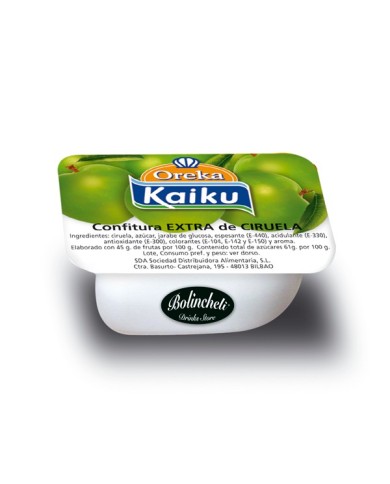 Kaiku Confitura Extra de Ciruela 25 grs.