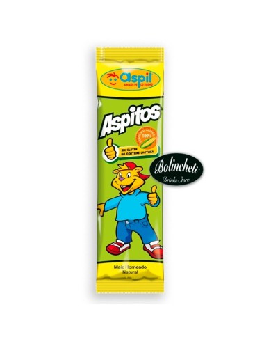 Aspil Aspitos Natural Aperitivo de maíz bolsa de 6 grs./ 75 unid