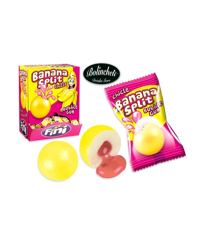 Fini Banana Split Chicle estuche de 200 uds.