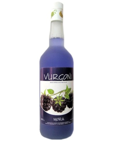 Vurgoni Licor de Mora Sin Alcohol botella 1L.