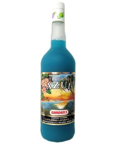 Rives Blue Tropic Sin Alcohol botella 1L.