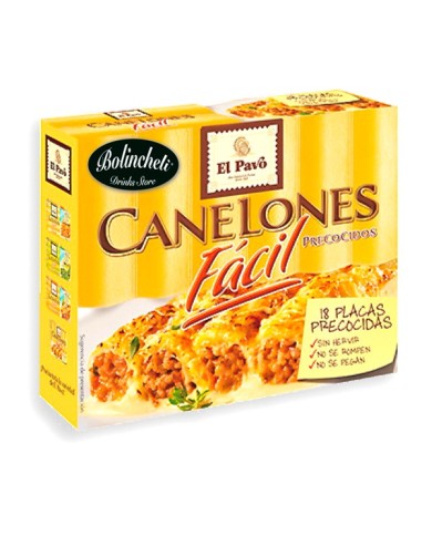 Canelones Fácil El Pavo estuche 80 grs.