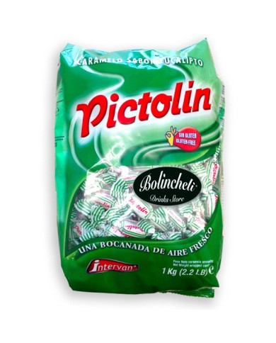 Caramelo Pictolín Eucalipto bolsa de 1kg.