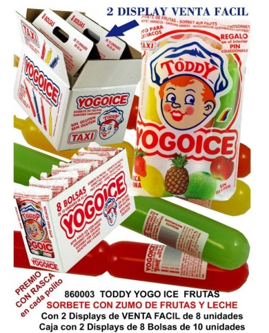 Churruca Sorbete - Polo de frutas YOGOICE pack-10