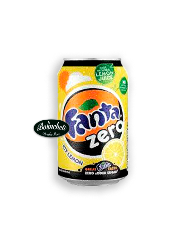 Fanta Limón Zero lata 330 ml.