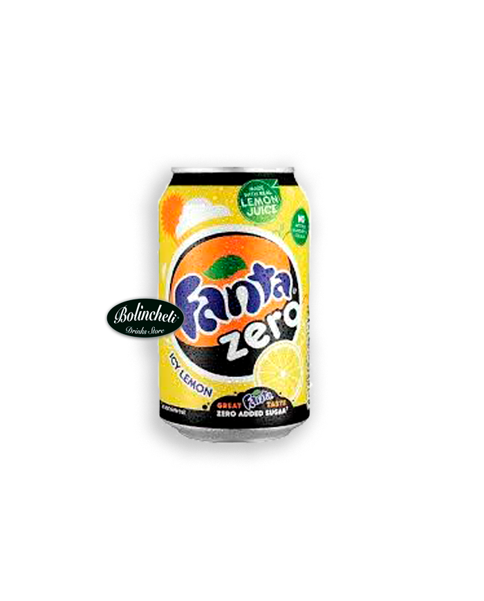 Fanta Limón Zero lata 330 ml.