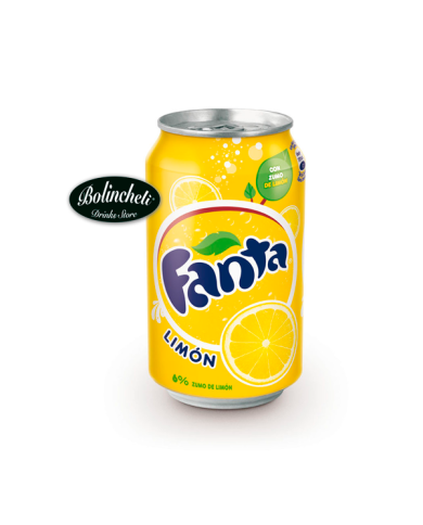 Fanta Limón lata 330 ml.