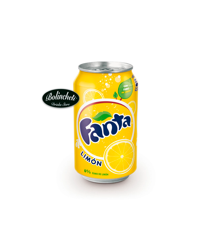 Fanta Limón lata 330 ml.