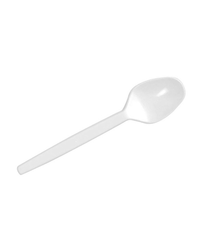 Cuchara blanca Postre 125 mm pack 100 unidades