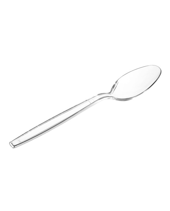 Cuchara transparente 175 mm pack 50 unidades