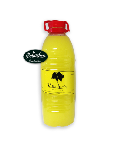 Licor de Orujo de Limón Villa Lucía garrafa pet 3 L.