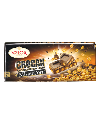 Valor Chocolate con leche + MisterCorn 200 grs.