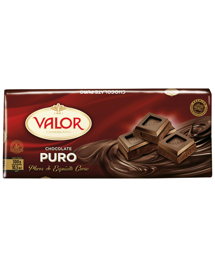 Valor Chocolate puro 300 grs.