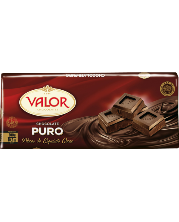 Valor Chocolate puro 300 grs.