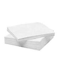 Servilleta blanca 20x20 cm. pack-100