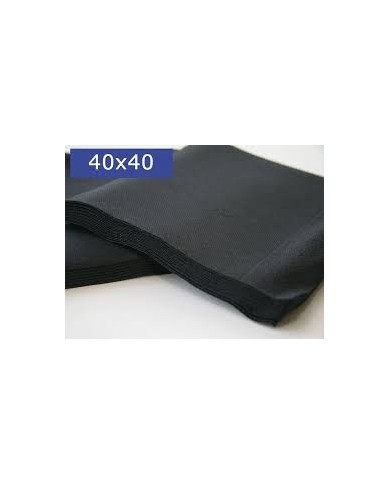 Servilleta Negra 40x40 cm. pack-50