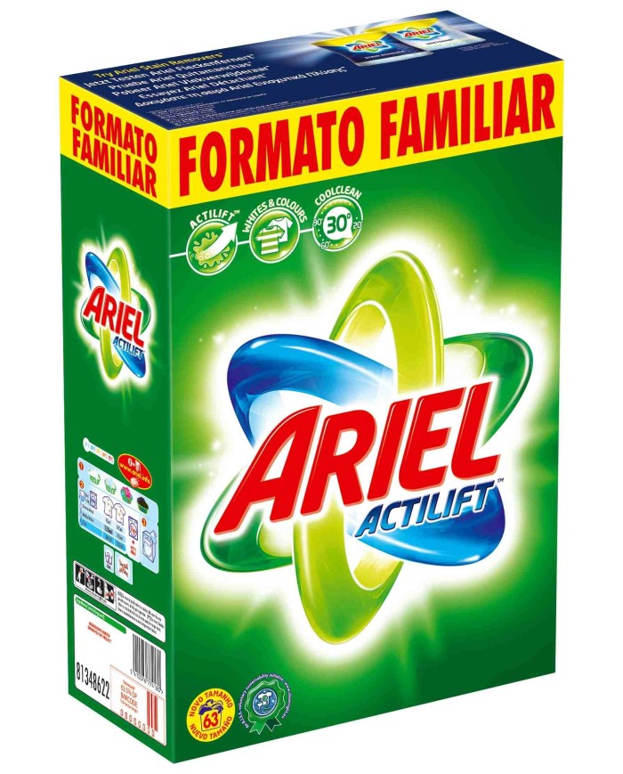  Ariel - Detergente completo detergente en polvo