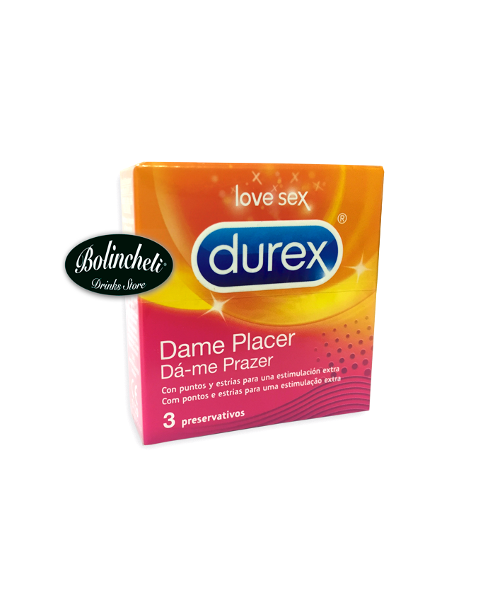 Preservativos Durex Dame Placer caja de 3 unidades