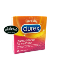 Preservativos Durex Dame Placer caja de 3 unidades
