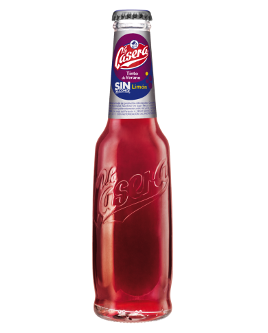 La Casera Tinto de Verano 275 ml. Sin Alcohol con Limón