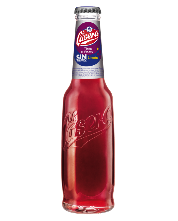 La Casera Tinto de Verano 275 ml. Sin Alcohol con Limón