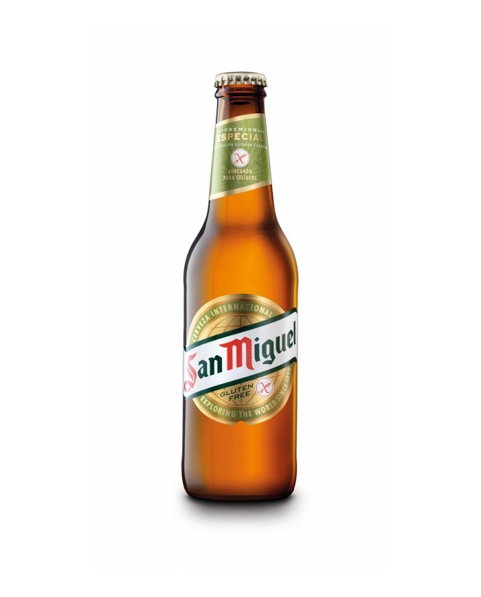 Cerveza San Miguel SIN GLUTEN 1/3 N/R  C/24
