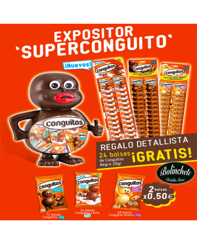 Lote Superconguito expositor.