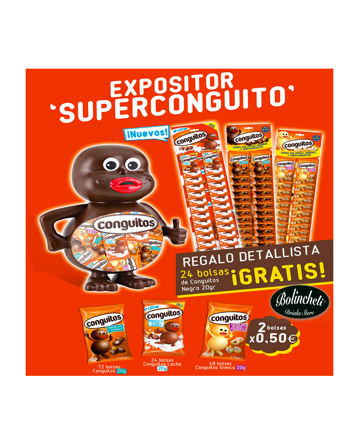 Lote Superconguito expositor.
