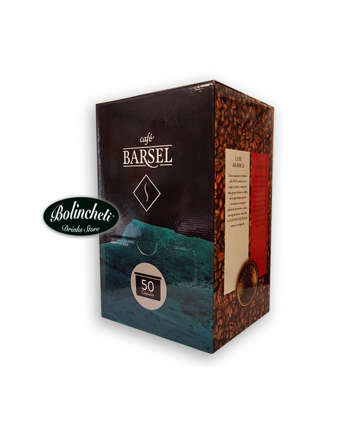 Café Barsel cápsulas arábica natural descafeinado bolsa 50