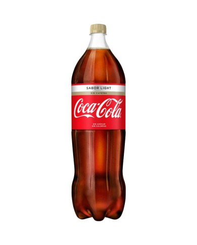 Coca-cola Light Sin Cafeína botella 2 L.