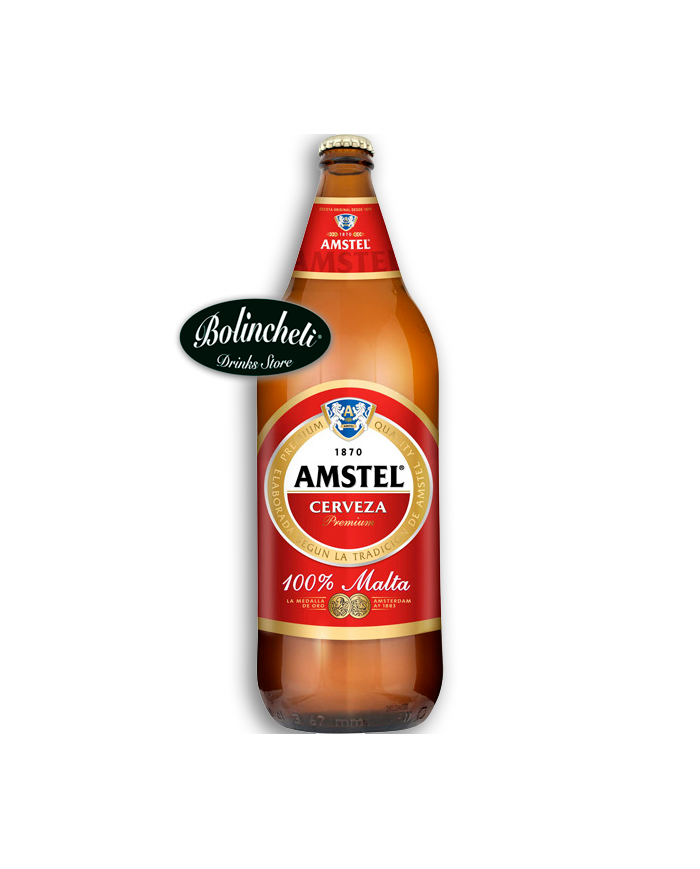Cerveza Amstel 100 % malta botella 1.1 L.