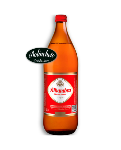 Cerveza Alhambra botella 1 L.