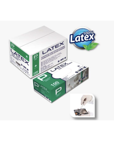 Guantes de Látex SANTEX con polvo Medianos E/100