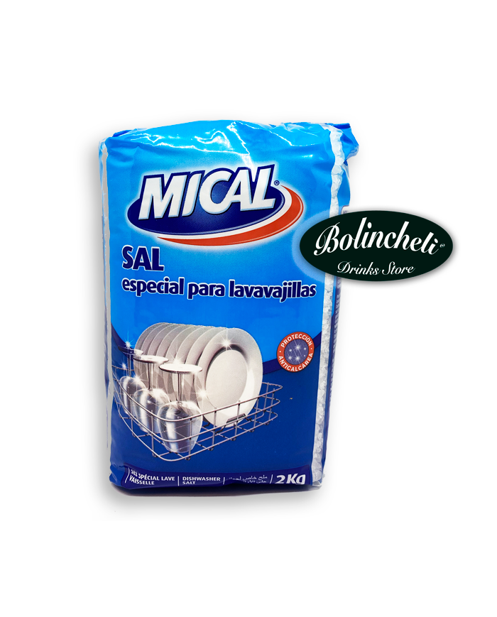 Sal descalcificadora MICAL bolsa de 2 Kgs. pack-8 bolsas