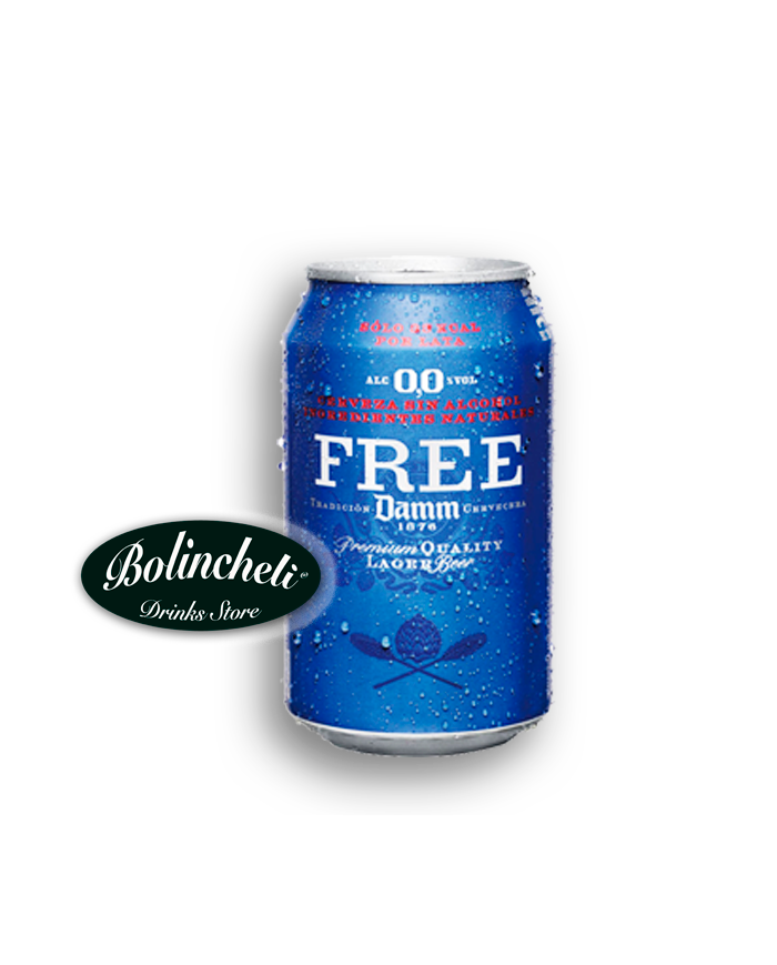 Cerveza Free Damm Sin lata 330 ml.