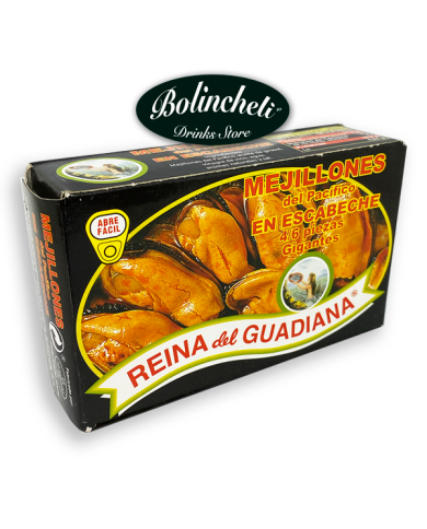 Mejillón Reina del Guadiana lata 4/6 piezas.  